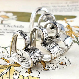 Handmade Upcycled Open Heart Spoon Necklaces