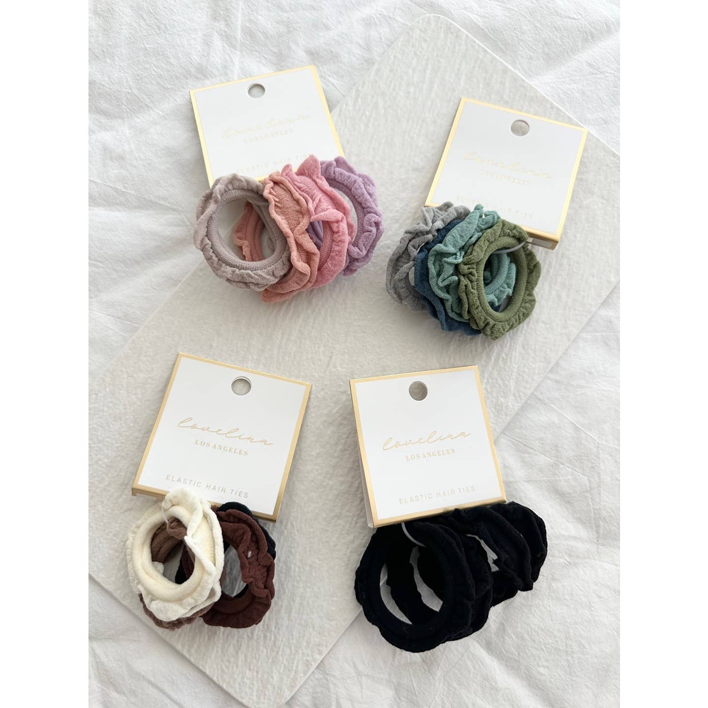 Elastic Hair Ties Set - GLIBI: Assorted / ONE SIZE