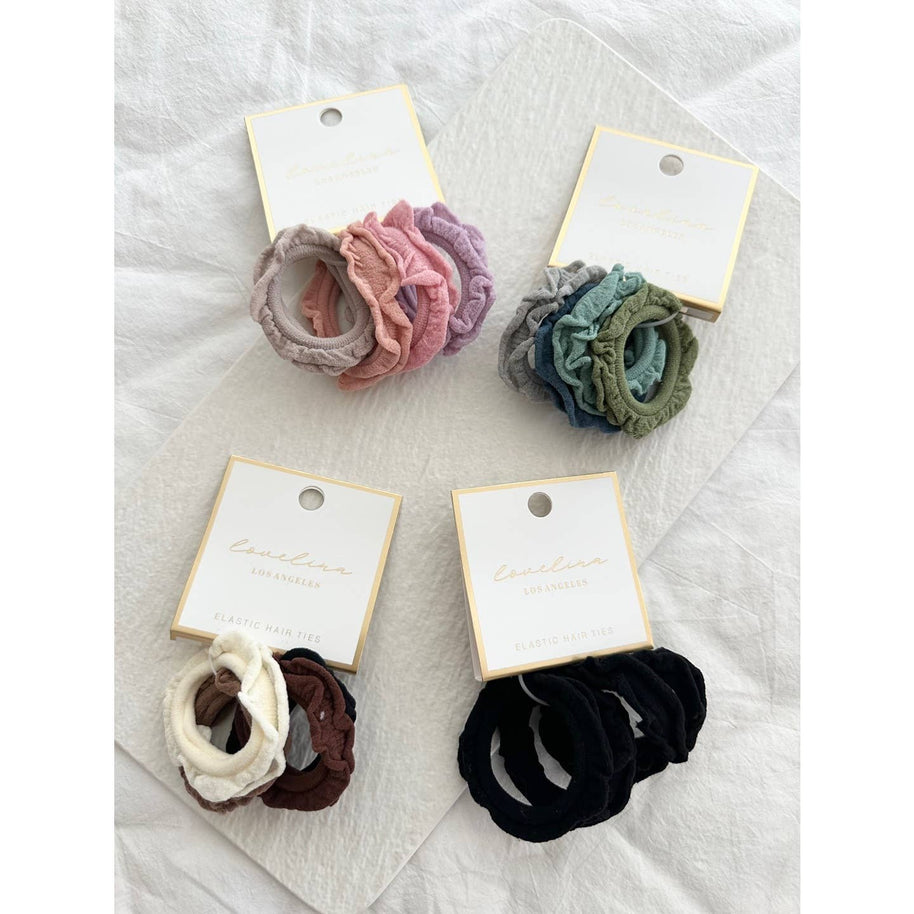 Elastic Hair Ties Set - GLIBI: Assorted / ONE SIZE