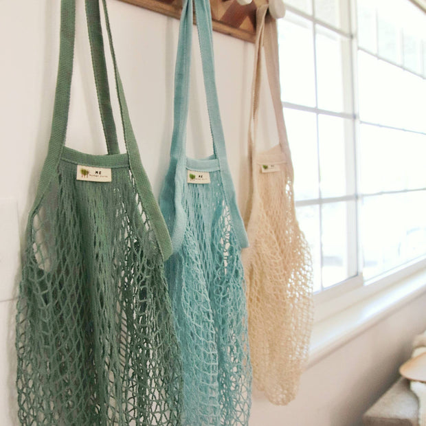 The "One Tripper" HUGE Mesh Market Bag | Zero Waste: Natural