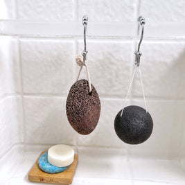 Lava Pumice Stone with Cotton Hanging Loop