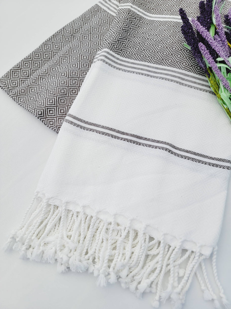 Throw Blanket, Farmhouse deco, Fall deco, Quick fold throw: Black