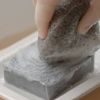 LUNA Charcoal Facial Sponge - Bulk Unpackaged - No Tox Life