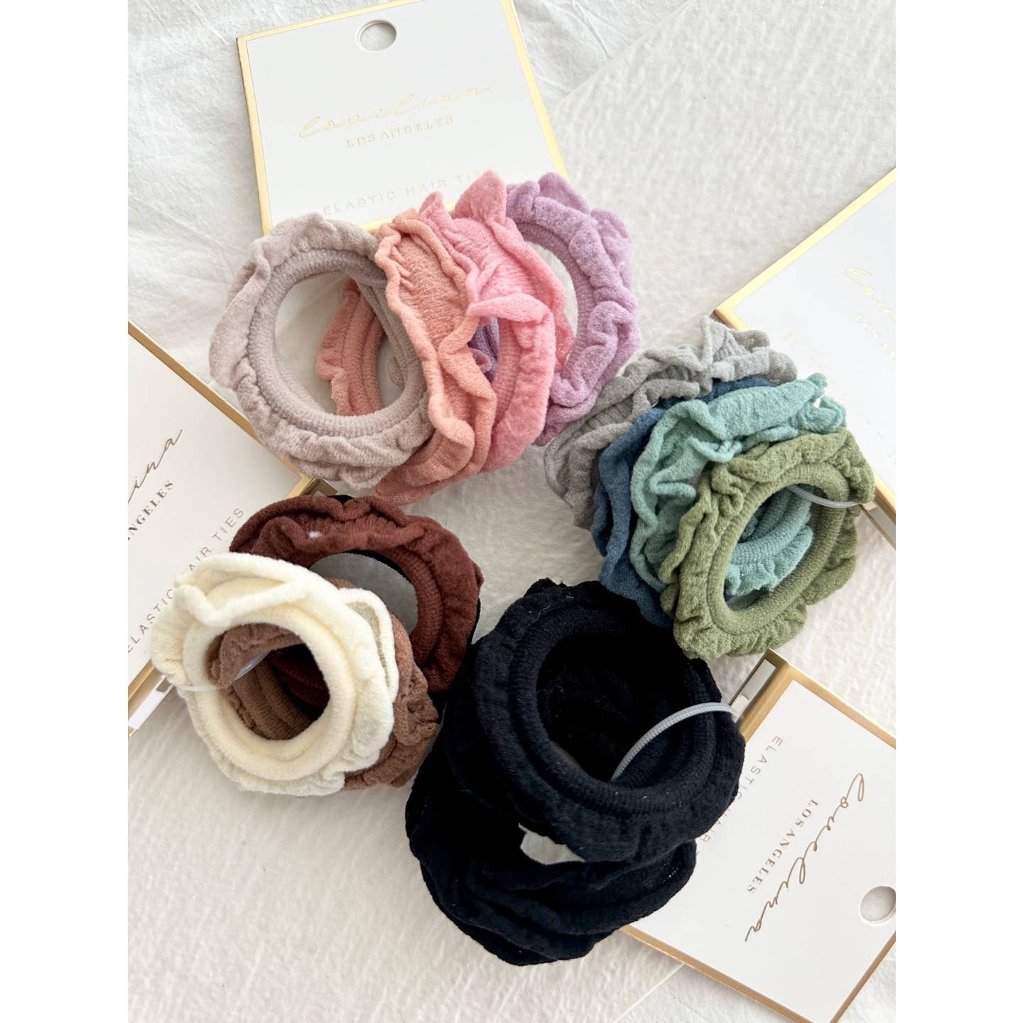 Elastic Hair Ties Set - GLIBI: Assorted / ONE SIZE
