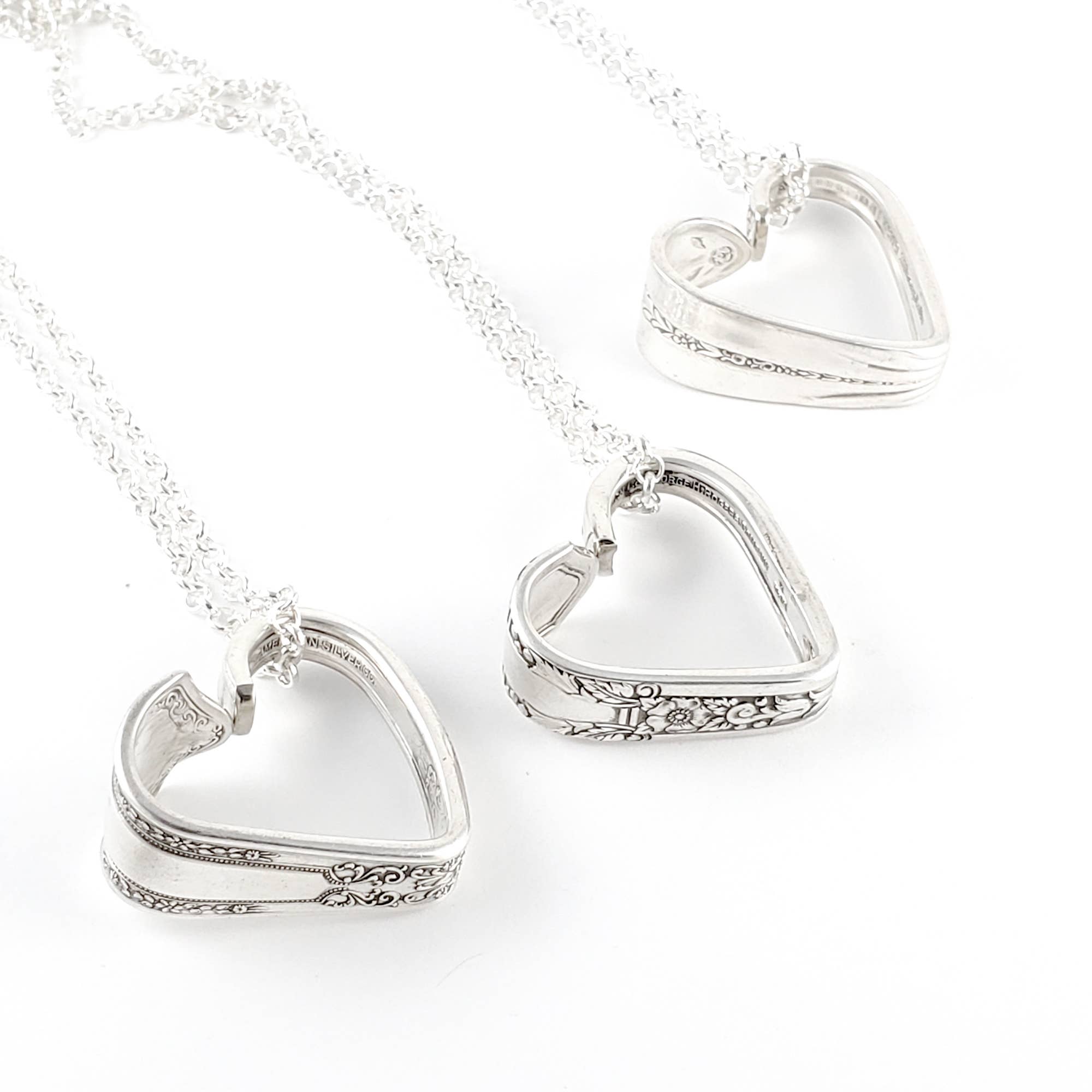 Handmade Upcycled Open Heart Spoon Necklaces