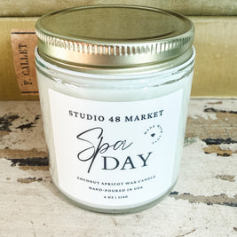 Studio 48 Market Hand-Poured Coconut Apricot Wax Candles