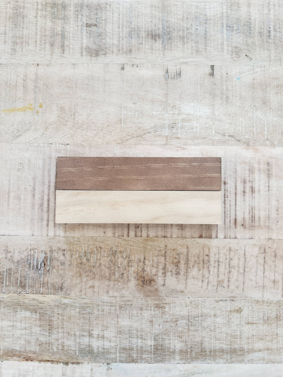 Arch Wood Base *BASE ONLY! Arches Sold Separately*: Light Oak or Dark Walnut / Small