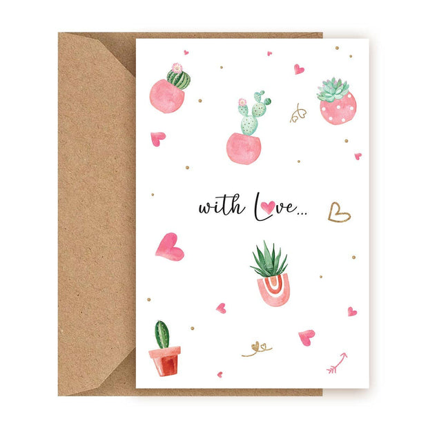 With Love Post Card