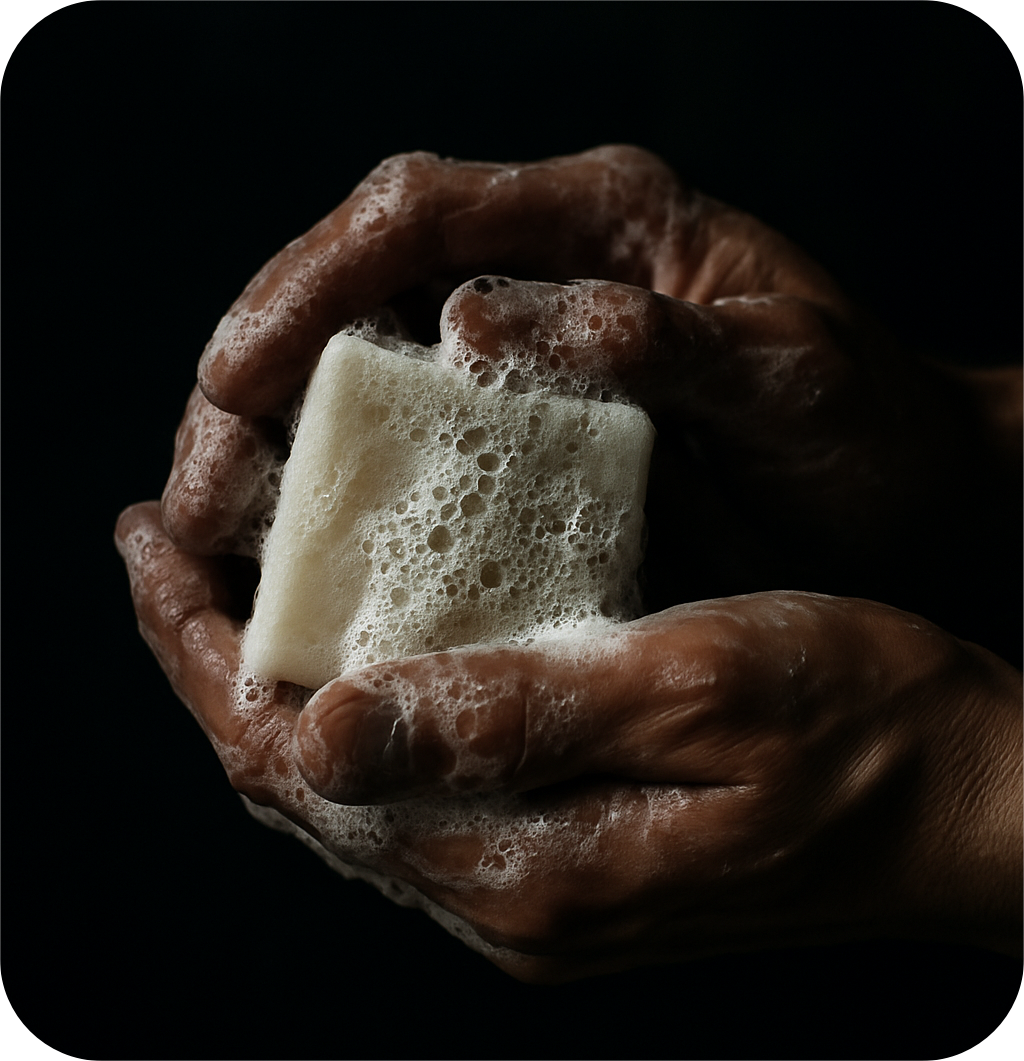 Surrender | Lemongrass Sea Salt Soap Bar – Exfoliating Vegan Citrus Soap