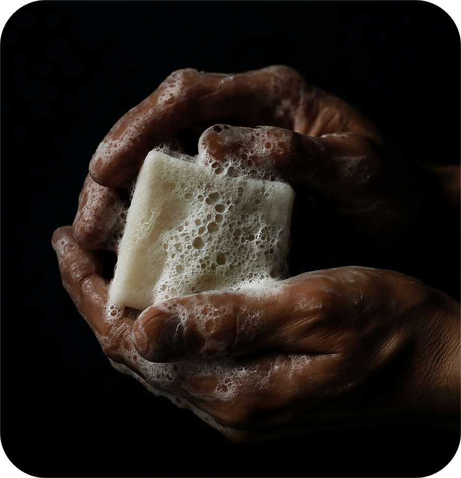 Surrender | Lemongrass Sea Salt Soap Bar – Exfoliating Vegan Citrus Soap
