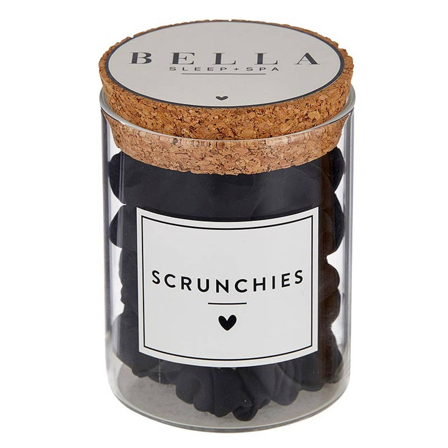 Satin Scrunchies Jar - Black , Blush Ombre or Ivory Ombre