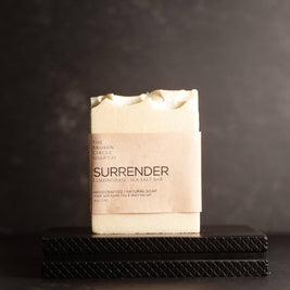 Surrender | Lemongrass Sea Salt Soap Bar – Exfoliating Vegan Citrus Soap