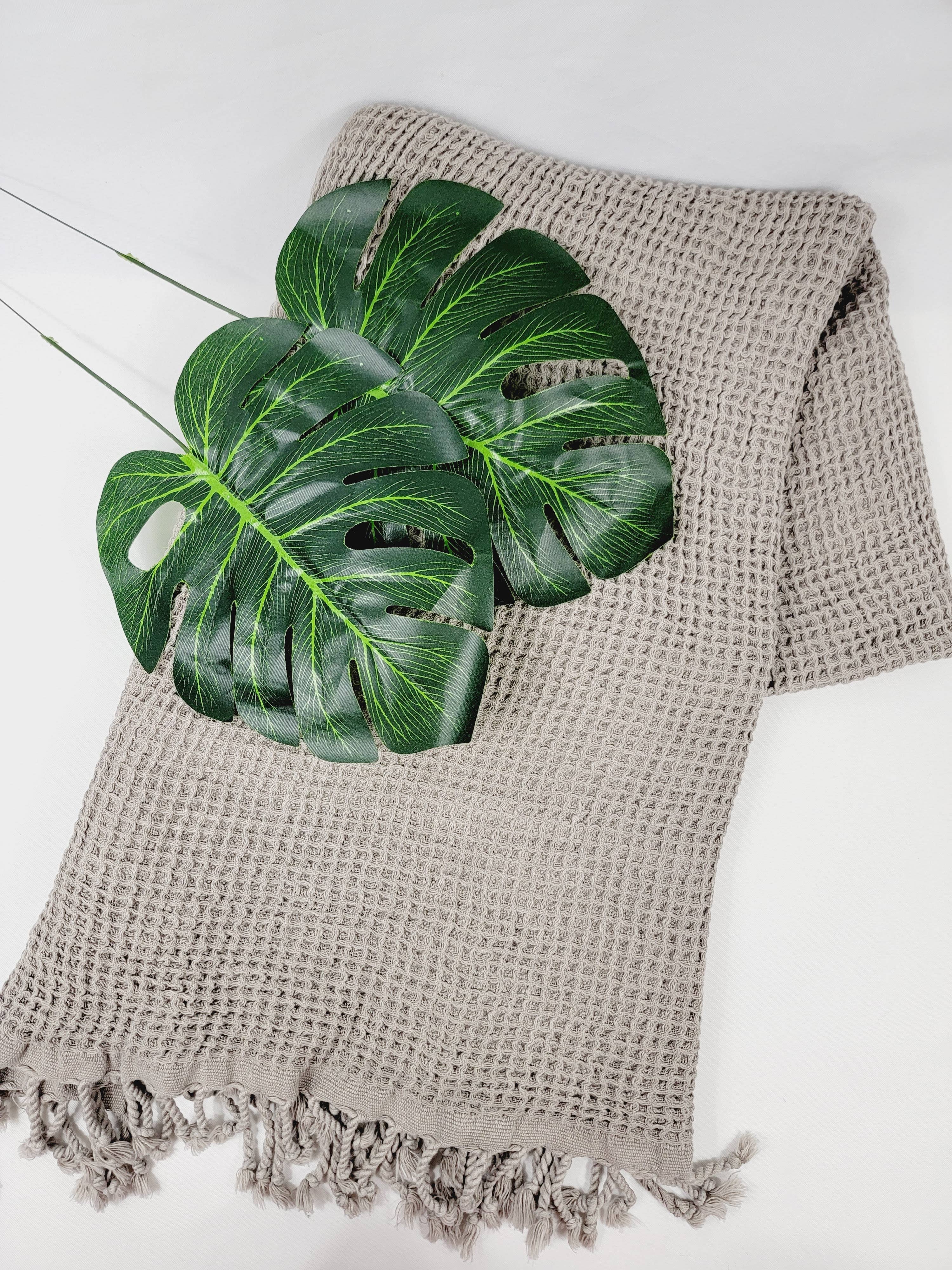 Waffle Throw Blanket, Cotton Waffle Bundle 39x64