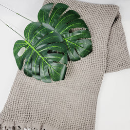 Waffle Throw Blanket, Cotton Waffle Bundle 39x64