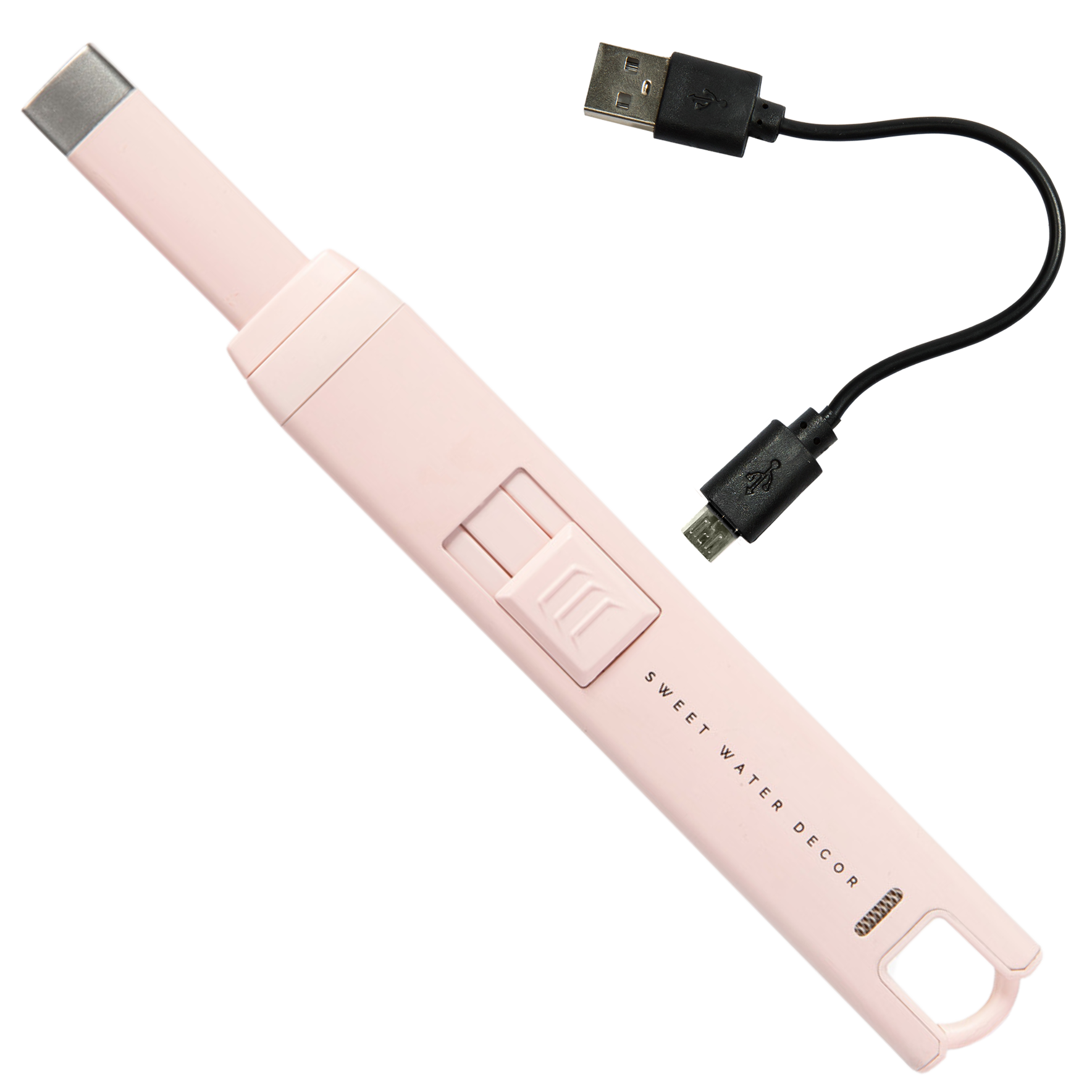 Pink or White Large Rechargeable Electric Lighter