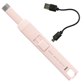 Pink or White Large Rechargeable Electric Lighter