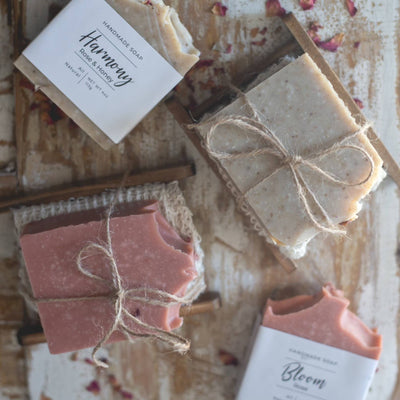 Harmony (Rose & Sandalwood) | Vegan Soap: Bar soap (4 oz)