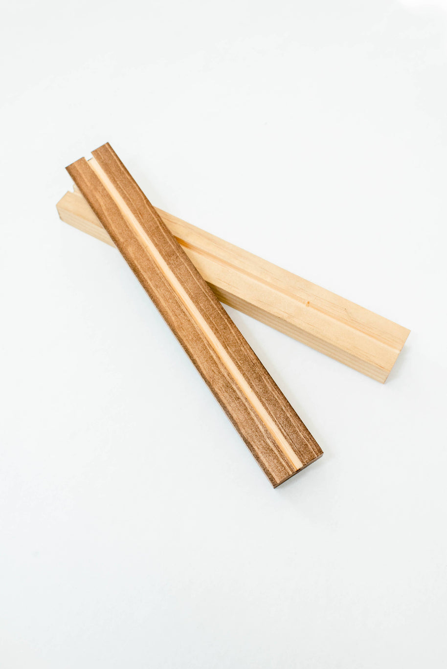 Arch Wood Base *BASE ONLY! Arches Sold Separately*: Light Oak or Dark Walnut / Small