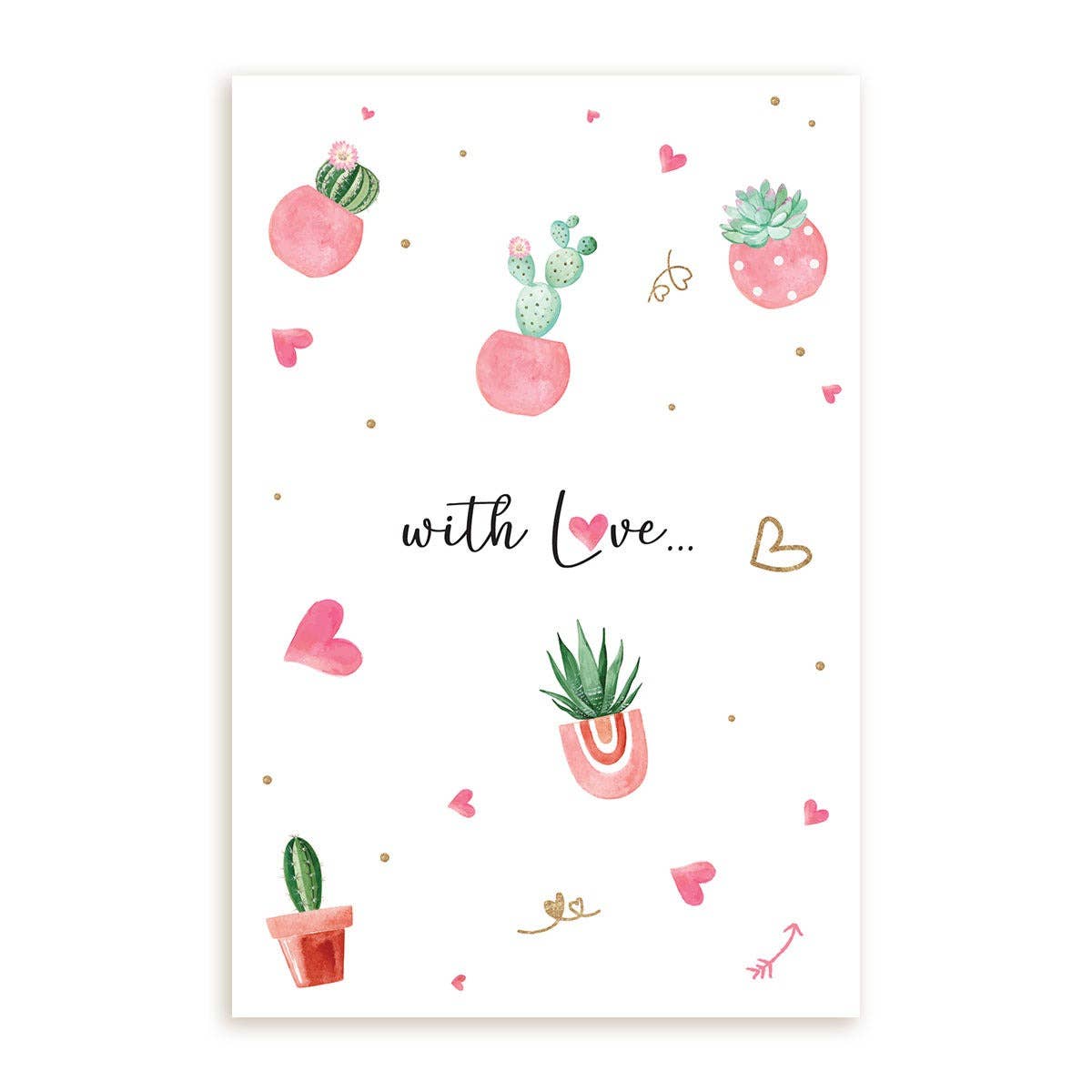 With Love Post Card