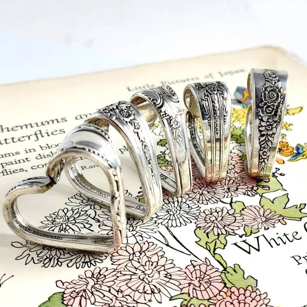 Handmade Upcycled Open Heart Spoon Necklaces