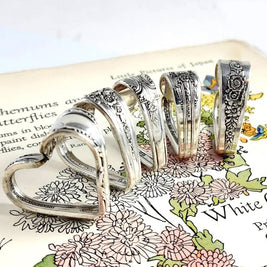 Handmade Upcycled Open Heart Spoon Necklaces