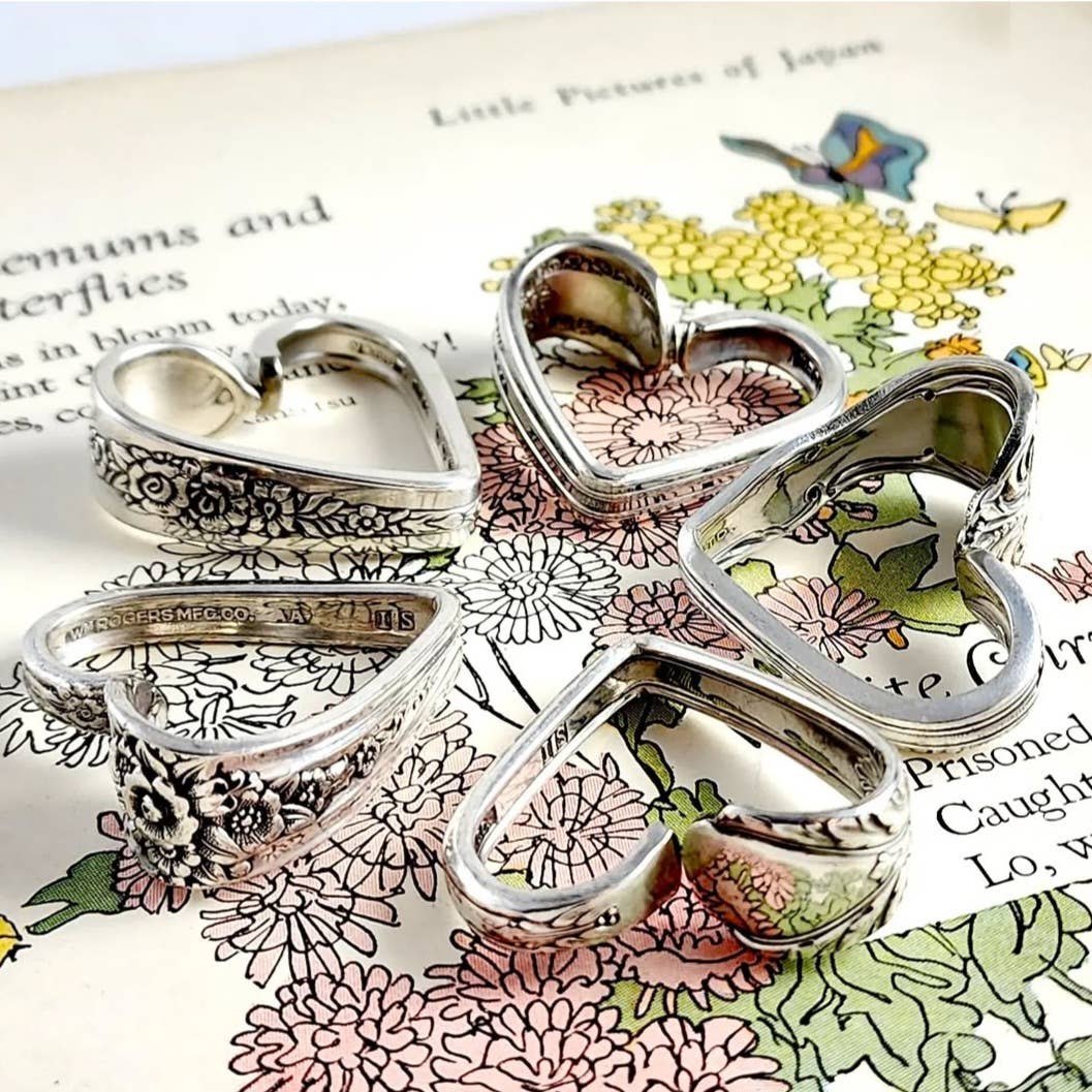 Handmade Upcycled Open Heart Spoon Necklaces