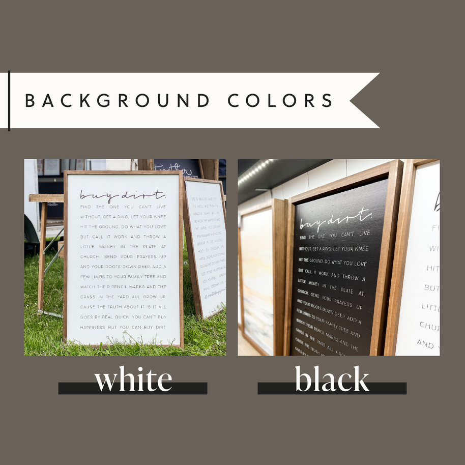 You Are My Sunshine | White / Dark Walnut