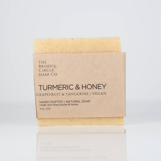 Turmeric & Honey Soap | Vegan | Hyperpigmentation 4 oz