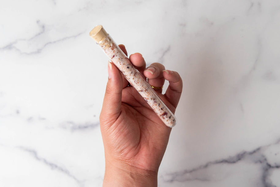 Essential Oil Bath Salt Test Tube