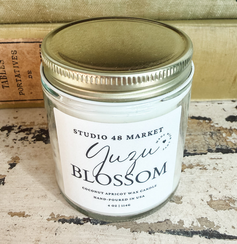 Studio 48 Market Hand-Poured Coconut Apricot Wax Candles