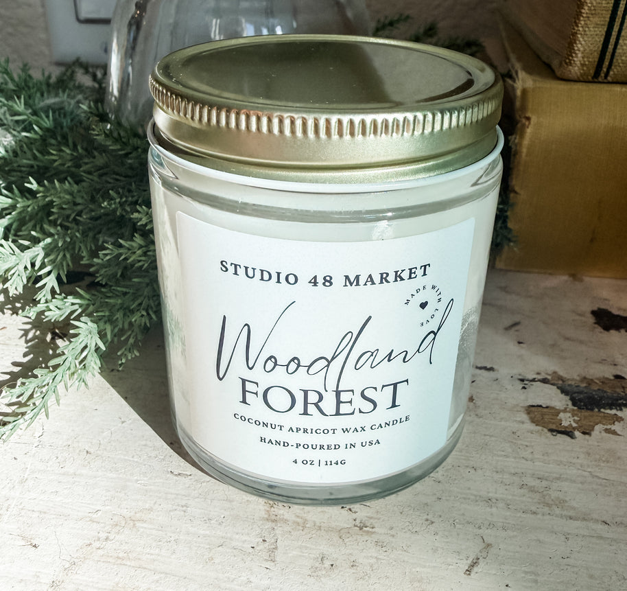 Studio 48 Market Hand-Poured Coconut Apricot Wax Candles