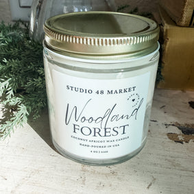 Studio 48 Market Hand-Poured Coconut Apricot Wax Candles
