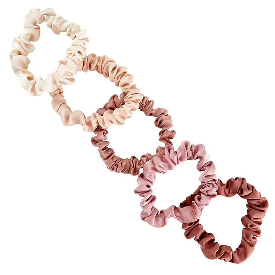 Satin Scrunchies Jar - Black , Blush Ombre or Ivory Ombre