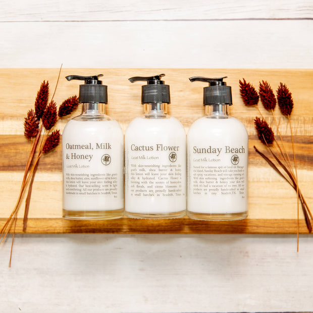 8oz Goat Milk Lotion: Caribbean Coconut