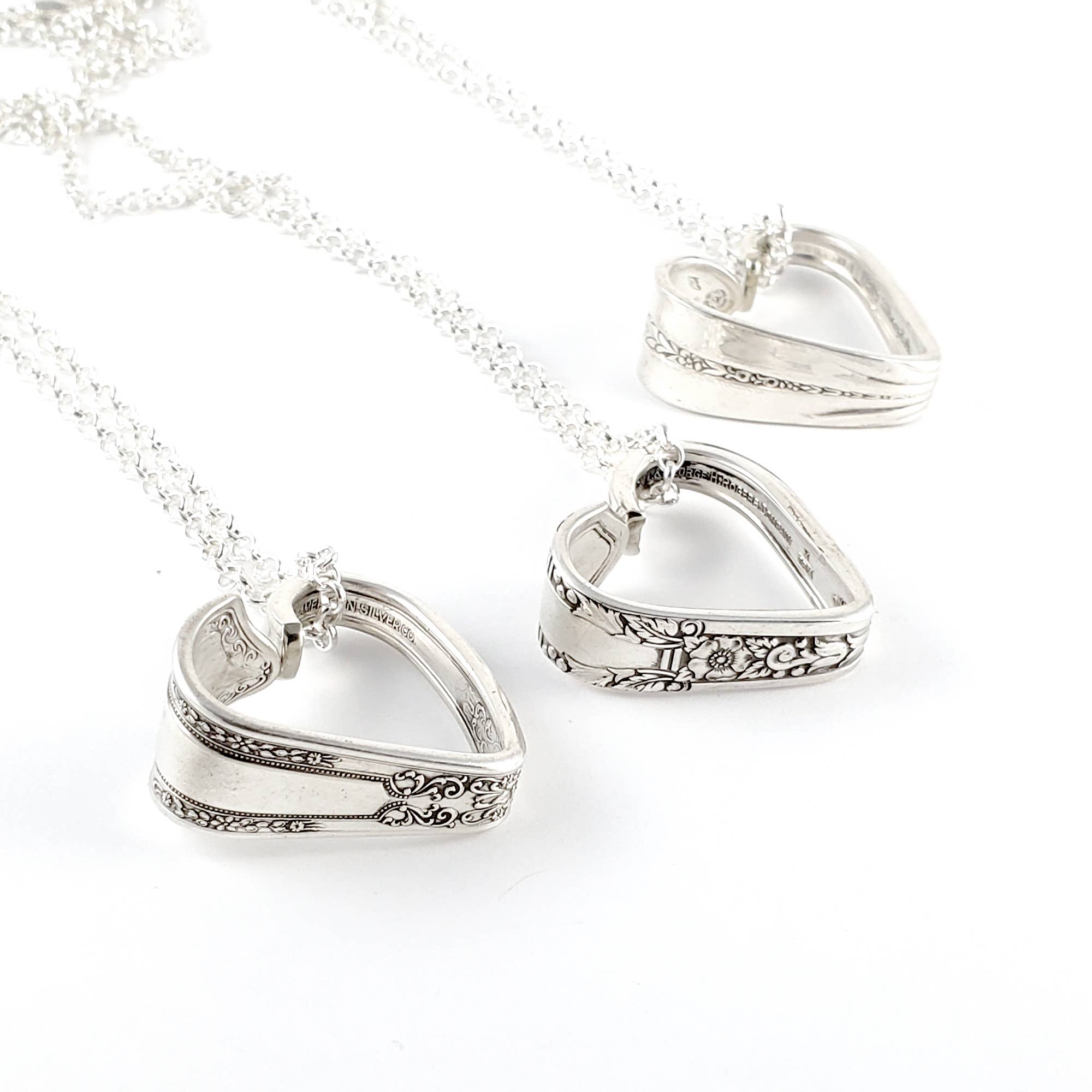 Handmade Upcycled Open Heart Spoon Necklaces
