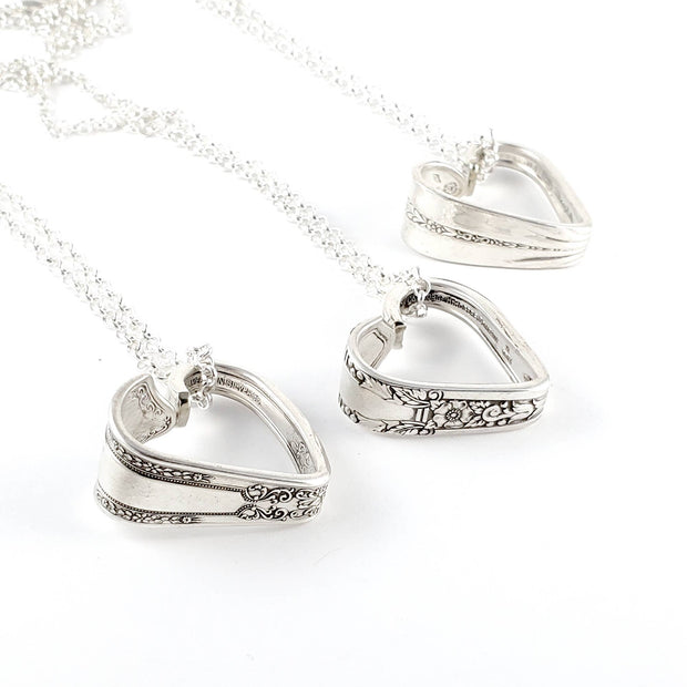 Handmade Upcycled Open Heart Spoon Necklaces