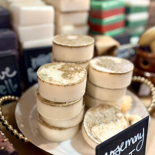 WILD FARM ROUND SOAP: Eucalyptus Rose
