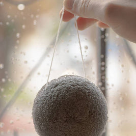 LUNA Charcoal Facial Sponge - Bulk Unpackaged - No Tox Life