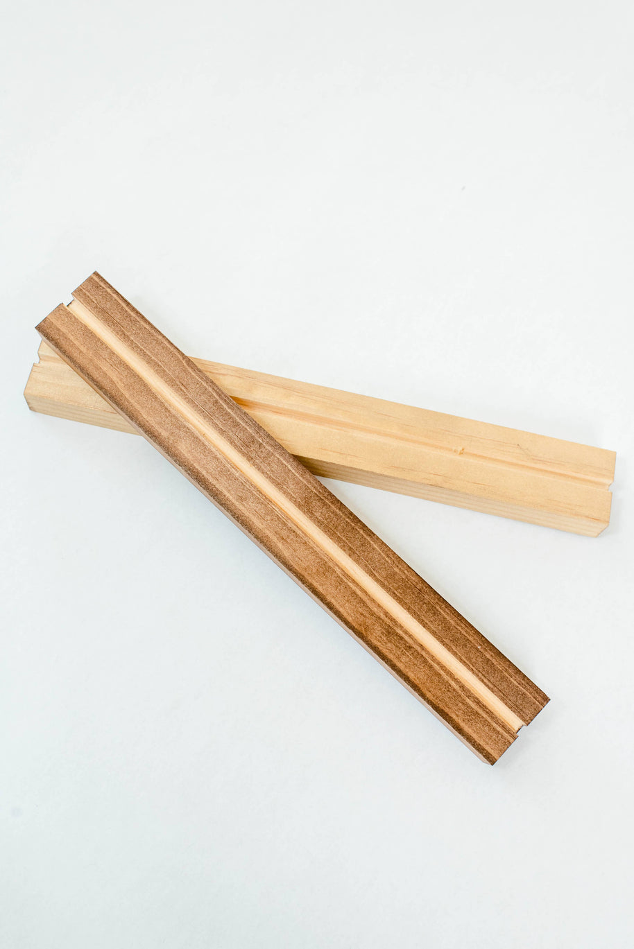 Arch Wood Base *BASE ONLY! Arches Sold Separately*: Light Oak or Dark Walnut / Small