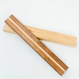 Arch Wood Base *BASE ONLY! Arches Sold Separately*: Light Oak or Dark Walnut / Small