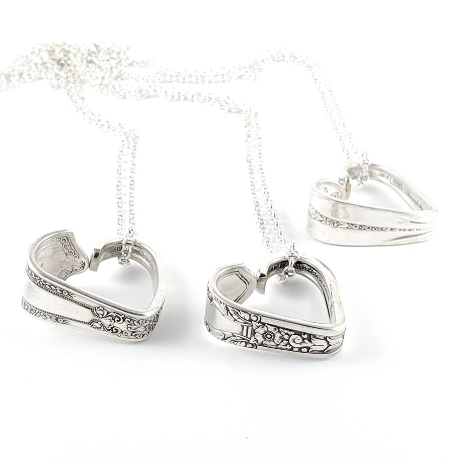 Handmade Upcycled Open Heart Spoon Necklaces