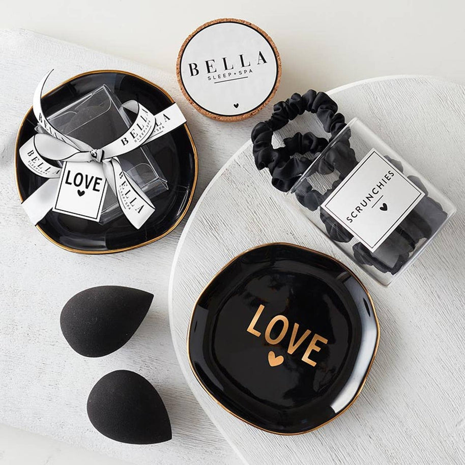 Satin Scrunchies Jar - Black , Blush Ombre or Ivory Ombre