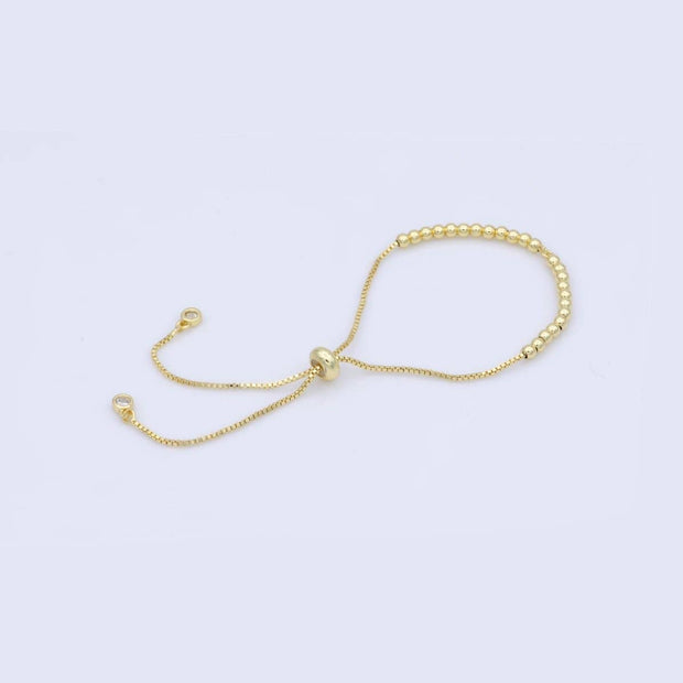 Adjustable Slider Bead and Box Chain