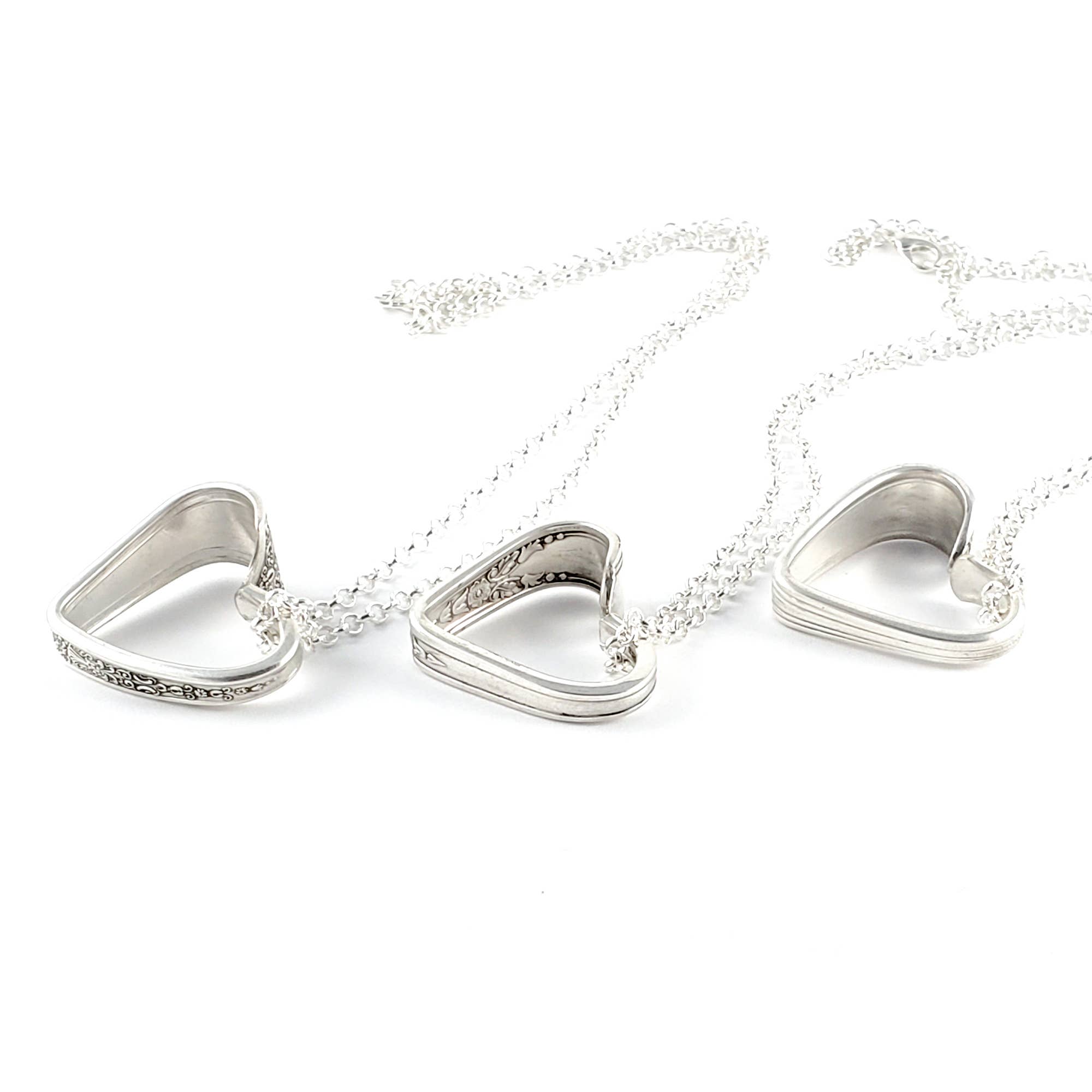 Handmade Upcycled Open Heart Spoon Necklaces