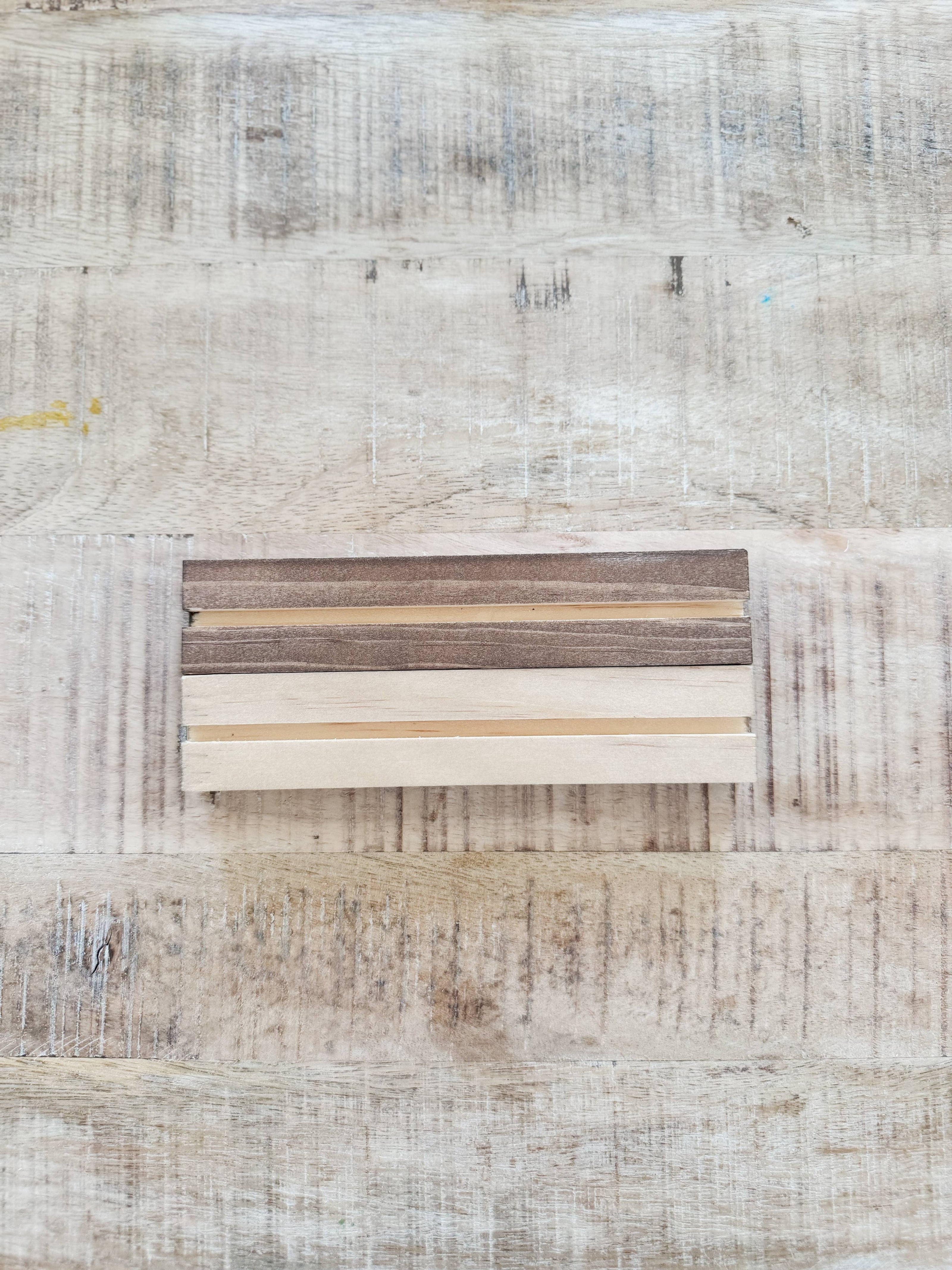 Arch Wood Base *BASE ONLY! Arches Sold Separately*: Light Oak or Dark Walnut / Small