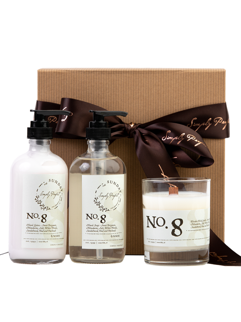 No. 8 Gift Set - Luxurious, pampering soap, lotion and candle set -Empowering survivors of human trafficking