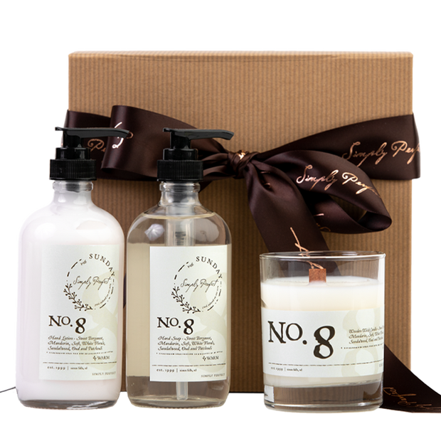 No. 8 Gift Set - Luxurious, pampering soap, lotion and candle set -Empowering survivors of human trafficking