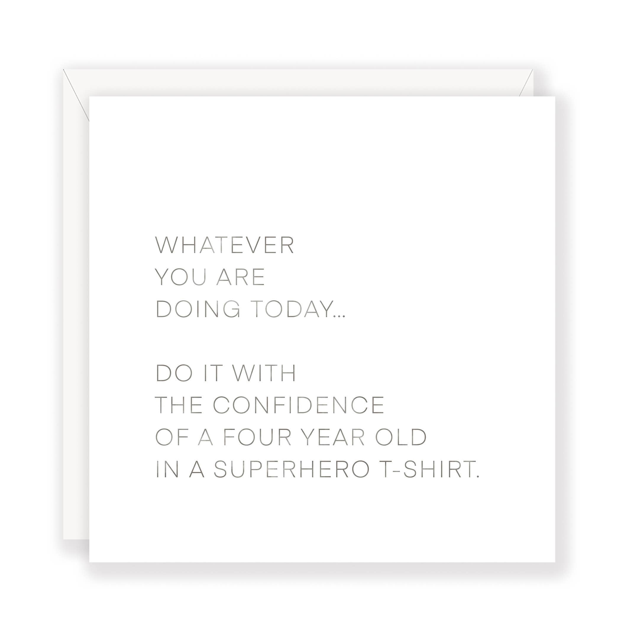 'Superhero' greeting card
