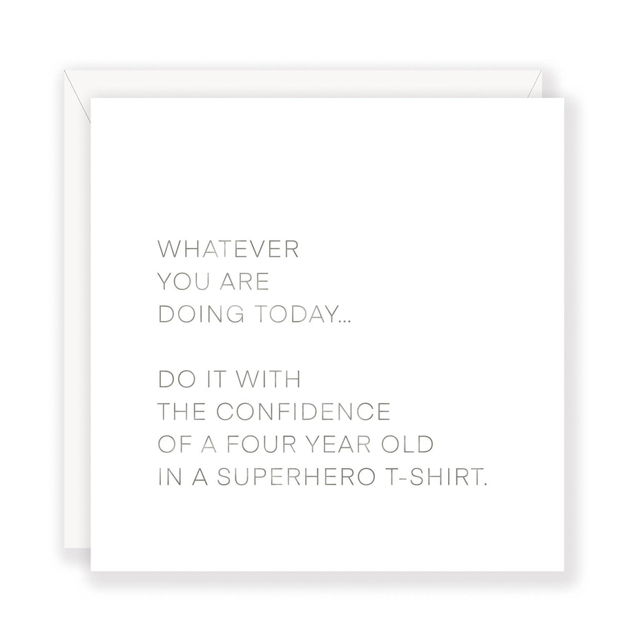 'Superhero' greeting card